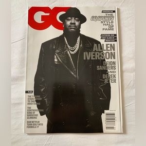 GQ Allen Iverson “Featuring First Class Inductees” Issue February 2023 Magazine